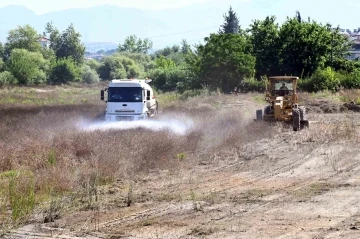 Manavgat Belediyesi’nden yangın önlemi
