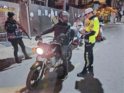 Manisa’da 59 motosiklet trafikten men edildi
