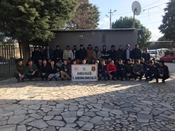 Manisa’da kaçak çalıştırılan 34 göçmen yakalandı
