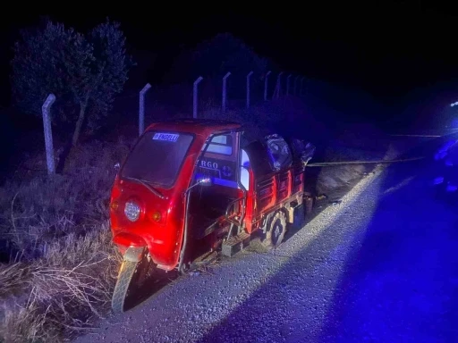 Manisa’da üç tekerlekli motosiklet kazasında can verdi
