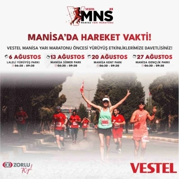 Manisalıları spora teşvik için yürüyüş etkinlikleri gerçekleştirilecek
