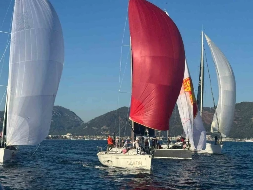 Marmaris’te kış trofesi rüzgarla başladı