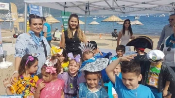 Marmaris’te plajlar temizlendi, mavi bayrak asıldı
