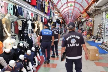 Marmaris Zabıtası’ndan yoğun mesai
