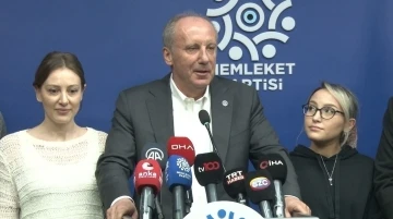 Memleket Partisi Lideri İnce: &quot;O çağrıyı bana değil genel başkanlarına yapsınlar&quot;