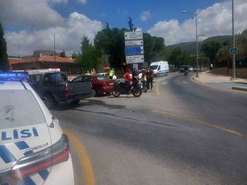 Menteşe’de trafik kazası 1 yaralı
