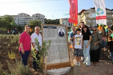 Merhum başkanın adı bu parkta yaşatılacak
