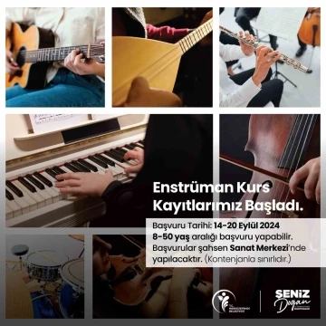 Merkezefendi’de enstrüman kurslarında kayıtlar başladı
