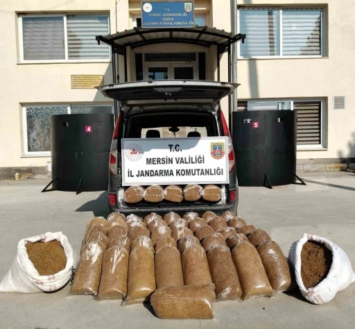 Mersin’de 455 kilo kaçak tütün ele geçirildi
