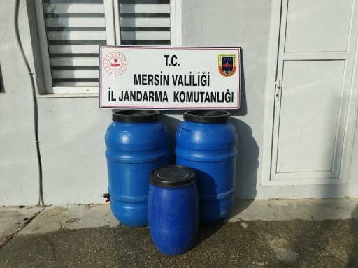 Mersin’de 540 litre sahte içki ele geçirildi
