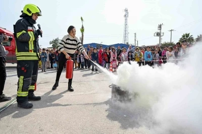 Mersin’de çocuklara afet eğitimi verildi
