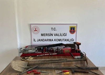 Mersin’de kaçak kazı yapan şahıs yakalandı
