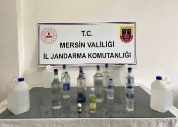 Mersin’de sahte içki üreten şahıs yakalandı
