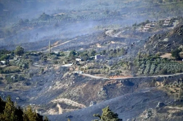 Mersin itfaiyesi, Gülnar’daki yangın söndürme çalışmalarına katıldı
