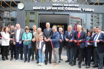 Mezitli’de 306 kapasiteli kız öğrenci yurdu açıldı
