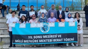 Millî Mefkûre Mektebi mezuniyet töreni yapıldı
