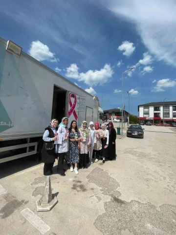 Mobil kanser tarama tırı köy köy geziyor
