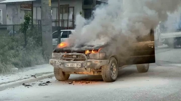 Motoru alev alan cip alev alev yandı
