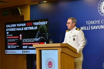 MSB: “Irak ve Suriye’nin kuzeyi dahil son bir haftada 50 terörist etkisiz hale getirilmiştir”
