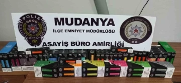 Mudanya emniyetinden kaçakçılara operasyon