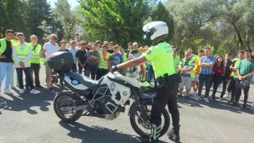 Muğla’da &quot;Kaskınla Yol Ver Hayata&quot; sloganı ile eğitim verildi
