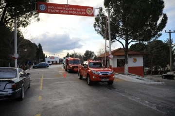 Muğla’dan deprem bölgesine yardım için yola çıktılar
