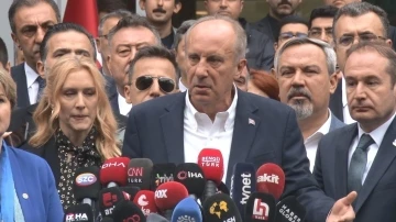 Muharrem İnce cumhurbaşkanı adaylığından çekildiğini açıkladı
