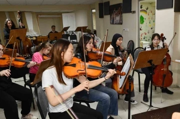 Muhteşem konser öncesi son provalar
