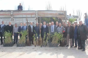 Muş’ta çiftçilere 20 bin meyve fidanı dağıtıldı
