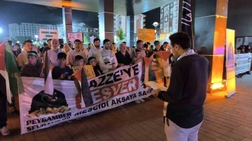 Muş’ta İsrail’in saldırıları protesto edildi
