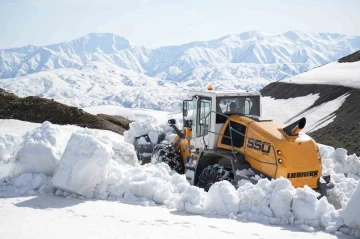 Muş’ta karla mücadele ekipleri 4 ayda 23 bin kilometre yol açtı
