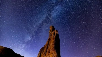 Narman Peribacaları 'yıldız şöleni' ile görüntülendi