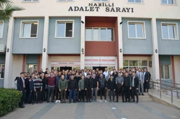 Nazilli Adliyesi’nden deprem bölgesine 15 zabıt katibi gönderildi
