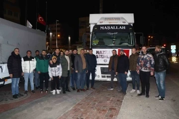 Nazilli’den 117’nci yardım aracı deprem bölgesine gönderildi
