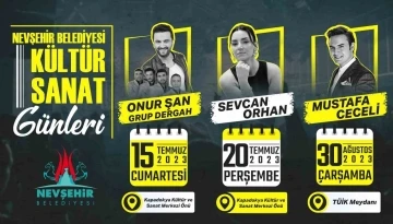 Nevşehir Belediyesi yaz konserleri Temmuz ayında başlıyor
