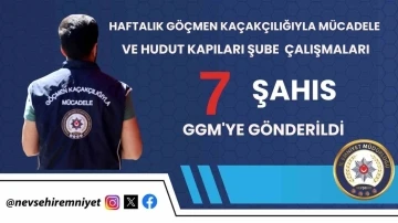 Nevşehir’de 7 yabancı uyruklu şahıs sınır dışı edildi
