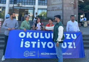 Nilüfer'de devlet okullarına artan talebi karşılayacak yeterli devlet okulu yok!