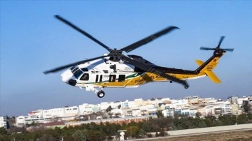 OGM'nin ilk T70 yangın söndürme helikopteri teslim edildi