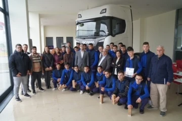 Öğrencilere Koçaslan’dan uygulamalı mesleki eğitim
