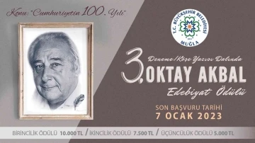 Oktay Akbal Edebiyat ödülü başvurusu 7 Ocak’ta sona eriyor
