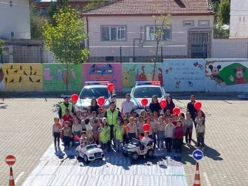 Okulda trafik eğitimi verildi
