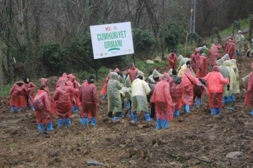 Ordu’da 5 bin fidan toprakla buluşturuldu
