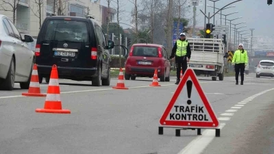 Ordu’da bir haftada yaklaşık 13 bin araç ve sürücüsü denetlendi
