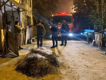 Ordu’da samanlık yangını
