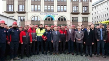 Ordu ekibi, deprem bölgesinden dönüş yaptı
