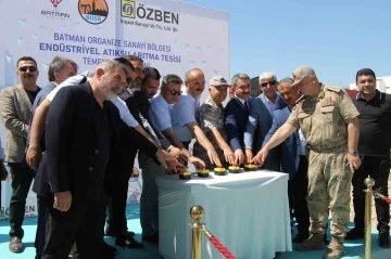 OSB’de Endüstriyel Atık Arıtma Tesisi temel atma töreni gerçekleşti
