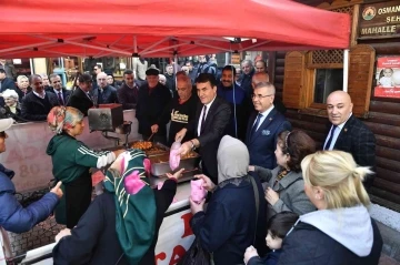 Osmangazili muhtarlardan Başkan Dündar’ın babası için lokma hayrı