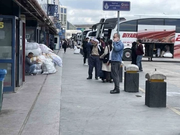 Otogarda ikinci tur seçim yoğunluğu
