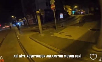 Bursa’da Polisten kaçıp, sosyal medyada fenomen oldu...