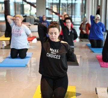 Pancar Deposu’nda yoga buluşmaları başladı
